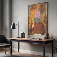 Image 1 of "Fireweed" Framed Canvas