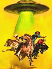 Image 2 of "Last Round Up" Framed Canvas