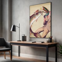 Image 1 of "Why So Fly" Framed Canvas