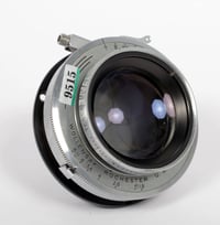 Image 1 of Bauch and Lomb Tessar IC 190mm F4. 5 lens in Alphax shutter #9515 + linhof board