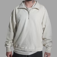 Image 2 of up in smoke zip sweater weiß x 931 lebt (preorder)