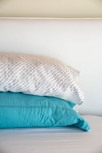 Image 2 of Solid Turquoise Pillowcase