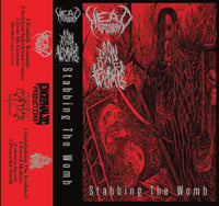 Image 1 of Head Stabber & Poisoned Womb - Stabbing The Womb split MC