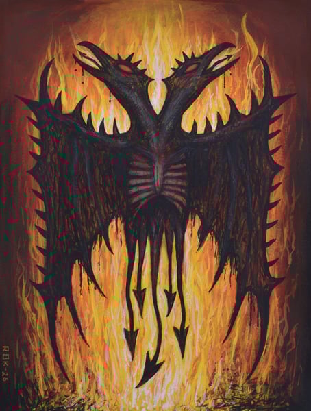 Image of DEMONIKK MkIV - small original painting