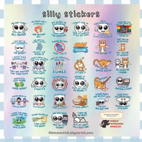 Image 2 of Funny Holographic Stickers