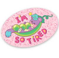 Tired Weasel (Sticker)