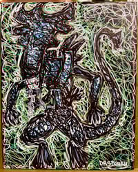 Xenomorph Queen Painting 