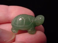 Hand Carved Tortoise - Green Aventurine