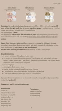 Image 2 of Dear Deer Bonnet and Co Crochet Pattern