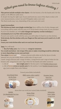 Image 3 of Dear Deer Bonnet and Co Crochet Pattern