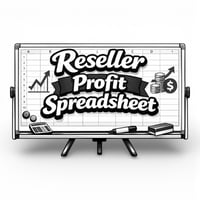 Reseller Profit Spreadsheet