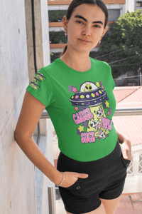 Image 2 of Alien Cow Abduction Tee