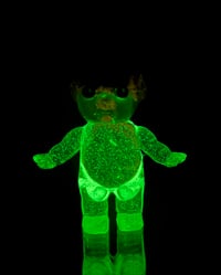 Image 3 of Glow in the Dark Anatomy 3 inch Glitter Guts Double Cast Kilos Kewtie Resin Figure