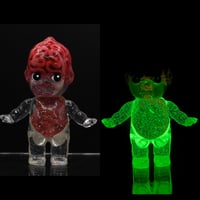 Image 1 of Glow in the Dark Anatomy 3 inch Glitter Guts Double Cast Kilos Kewtie Resin Figure