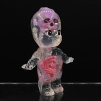 Image 7 of X-Ray Kewpie Purple Skull and Skeleton Glow in the Dark 3 inch Double Cast Resin Figure