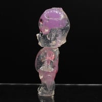 Image 13 of X-Ray Kewpie Purple Skull and Skeleton Glow in the Dark 3 inch Double Cast Resin Figure