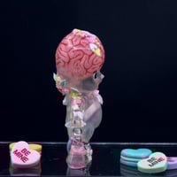 Image 7 of Valentines Day Love Potion Double Cast Kewpie Resin Figure Green and Red Glow in the Dark Skeleton