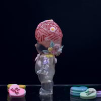 Image 8 of Valentines Day Love Potion Double Cast Kewpie Resin Figure Green and Red Glow in the Dark Skeleton