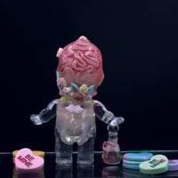 Image 4 of Valentines Day Love Potion Double Cast Kewpie Resin Figure Green and Red Glow in the Dark Skeleton