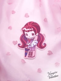 Image 2 of High School Ghouls Chibi 3" Anime Gloss Vinyl Stickers