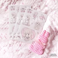 Image 1 of Chobits Chii 4x6" Vinyl Sticker Sheet