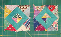 Image 1 of 2–5 1/2” blocks—1938 ‘BLOCKADE’ pattern