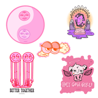Image 1 of Sweethearts Sticker Pack