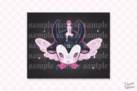 Image 1 of Strange Sweeties Baby Baphomet 8x10" Poster Print