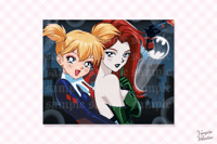 Image 1 of 90s Anime Aesthetic Harley & Ivy 8x10" Poster Print