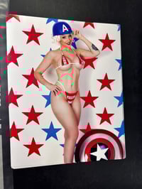 8” x 10” Captain America USO girl print 