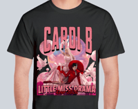 Image 2 of Cardi B “Little Miss Drama” Graphic T-Shirt – Tour 2026 Edition