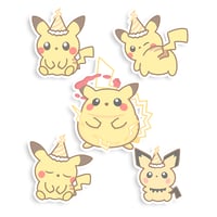 Image 1 of Pika Day Sticker Pack