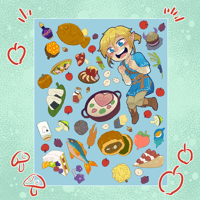 Hyrule Buffet Print