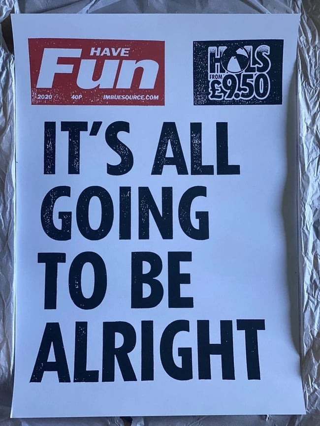 Imbue : Vitruvian Man Made Print Signée Numérotée