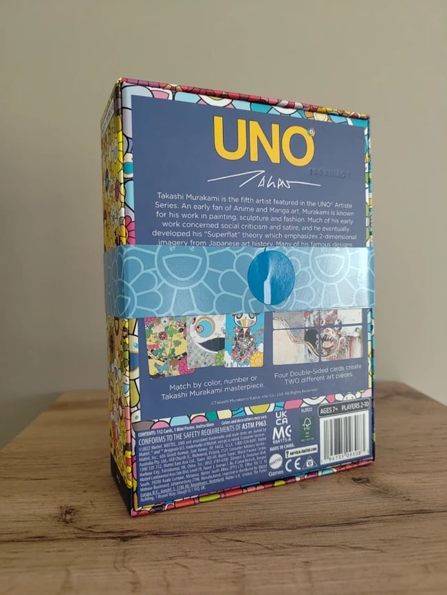 UNO Mattel Creations Artiste Series TAKASHI MURAKAMI Cartes Edition limitée