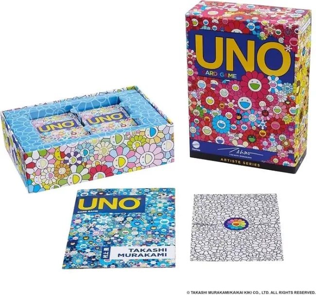 UNO Mattel Creations Artiste Series TAKASHI MURAKAMI Cartes Edition limitée