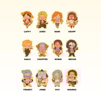 Image 3 of [pre-order] ONE PIECE: Got Fish – charm with heartlock