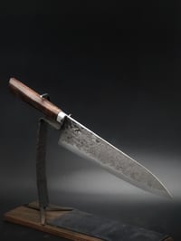 Image 1 of Forged Integral Gyuto 115CrV3 | Walnut