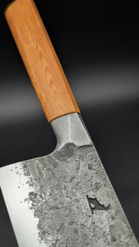 Image 3 of Forged Integral Nakiri 115CrV3 | Micarta