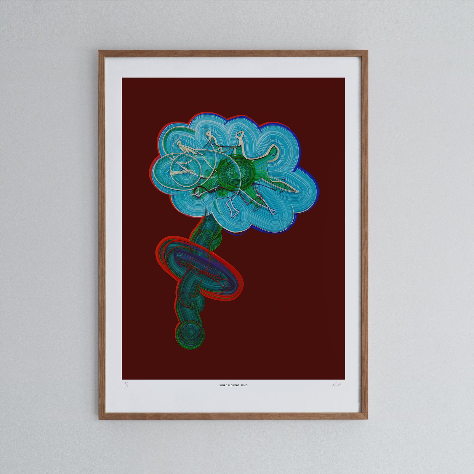 Weird Flowers F251C | Pawel Nolbert - Art Prints