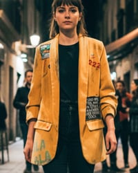 Image 1 of COME AS YOU ARE ✘ IBIZA ✘ VINTAGE BLAZER ✘UPCYCLED JACKET