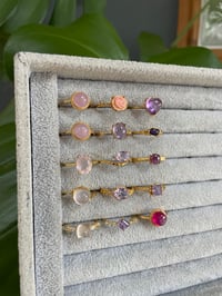 Image 4 of Blush & Bloom Crystal Rings 