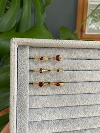 Image 2 of Golden Red Crystal Rings!