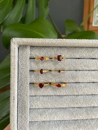 Image 5 of Golden Red Crystal Rings!