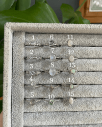 Image 1 of Whimsical Dream Crystal Rings