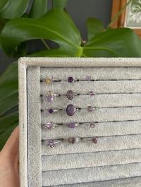 Image 6 of Violet Valentine Crystal Rings