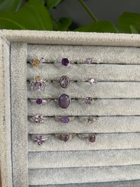 Image 7 of Violet Valentine Crystal Rings