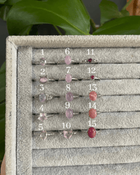 Image 1 of Berry Bliss Crystal Rings