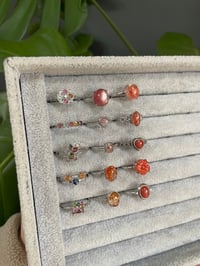 Image 4 of Strawberry Kiss Crystal Rings