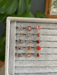 Image 2 of Strawberry Kiss Crystal Rings